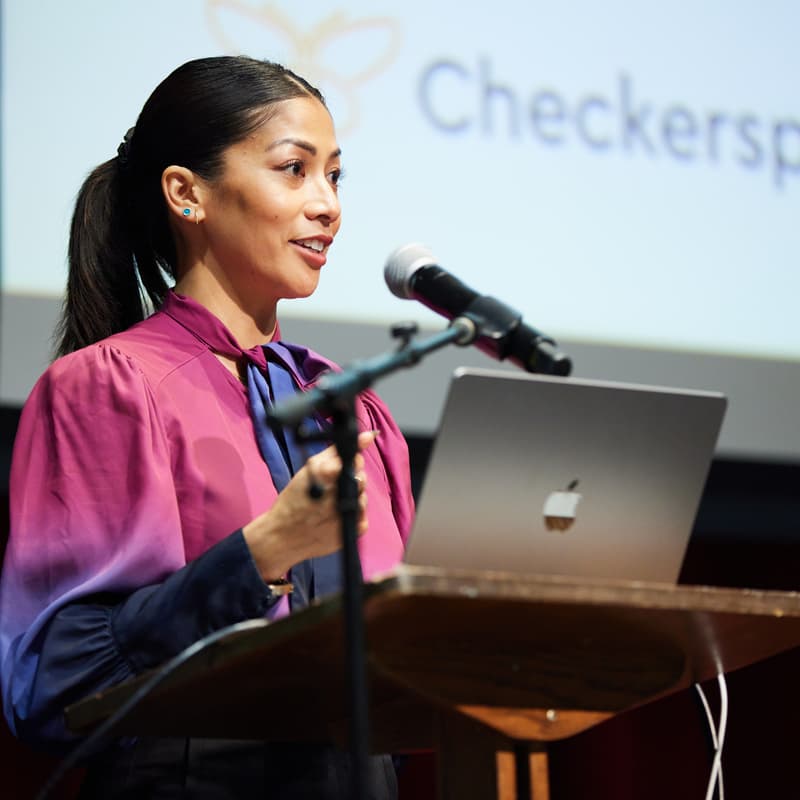 Cover Image for Entrepreneurship Tuesday Speaker Series with Nina Reyes, Founding Team & VP of Communications at Checkerspot