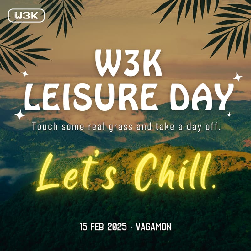 Cover Image for W3K LEISURE DAY