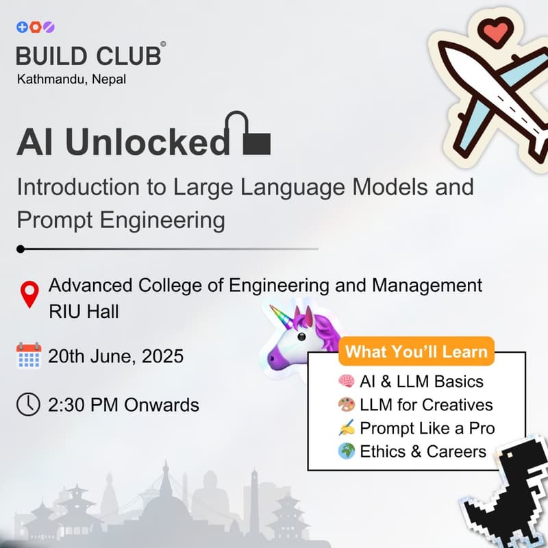 Cover Image for AI Unlocked: Introduction to Large Language Models and Prompt Engineering