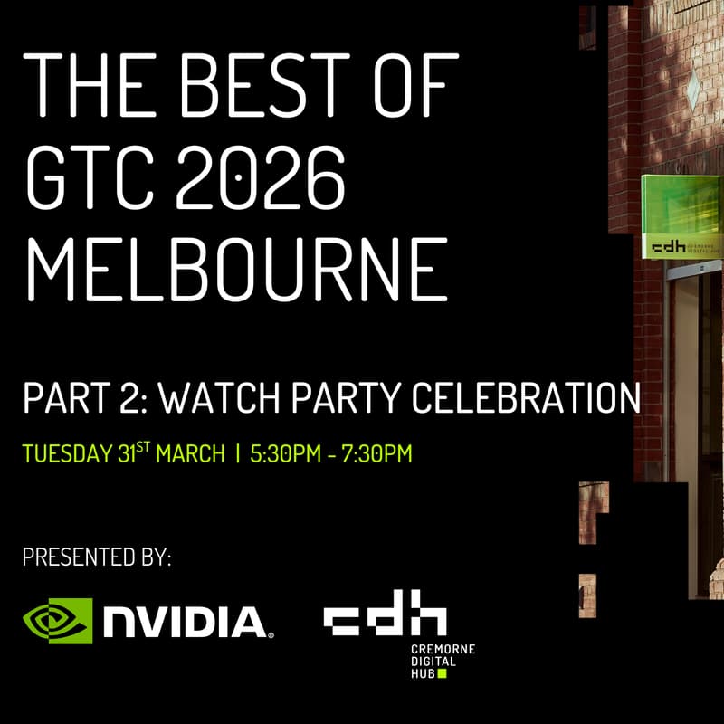 Cover Image for The Best of GTC 2026 Melbourne Part 2: GTC Watch Party