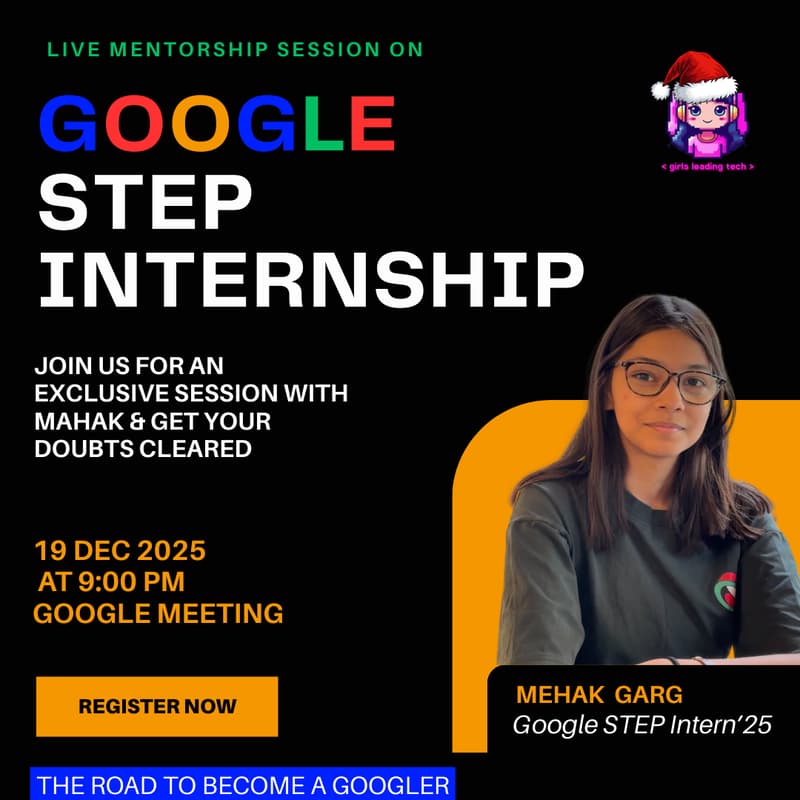 Cover Image for Google Step Internship