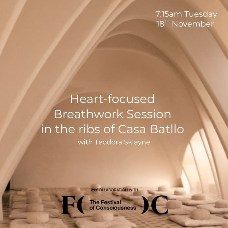 Cover Image for BREATHE at Casa Batlló with Teodora Sklayne (in English)