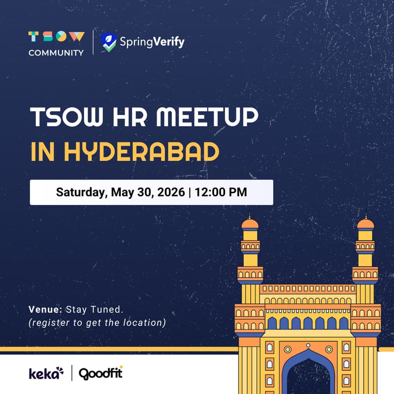 Cover Image for TSOW HR Meetup in Hyderabad