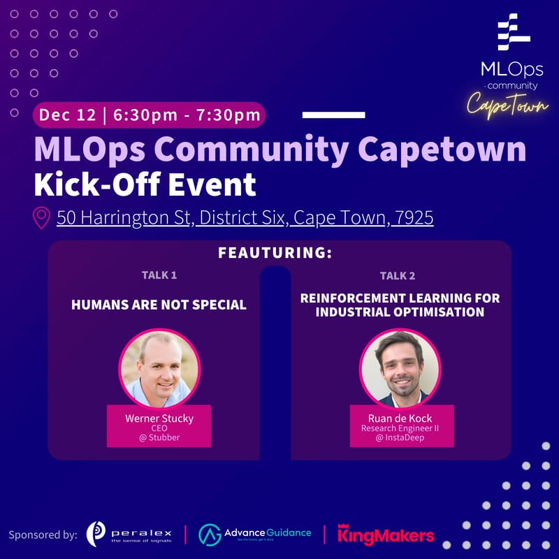 Cover Image for MLOps Meetup#1  - Cape Town