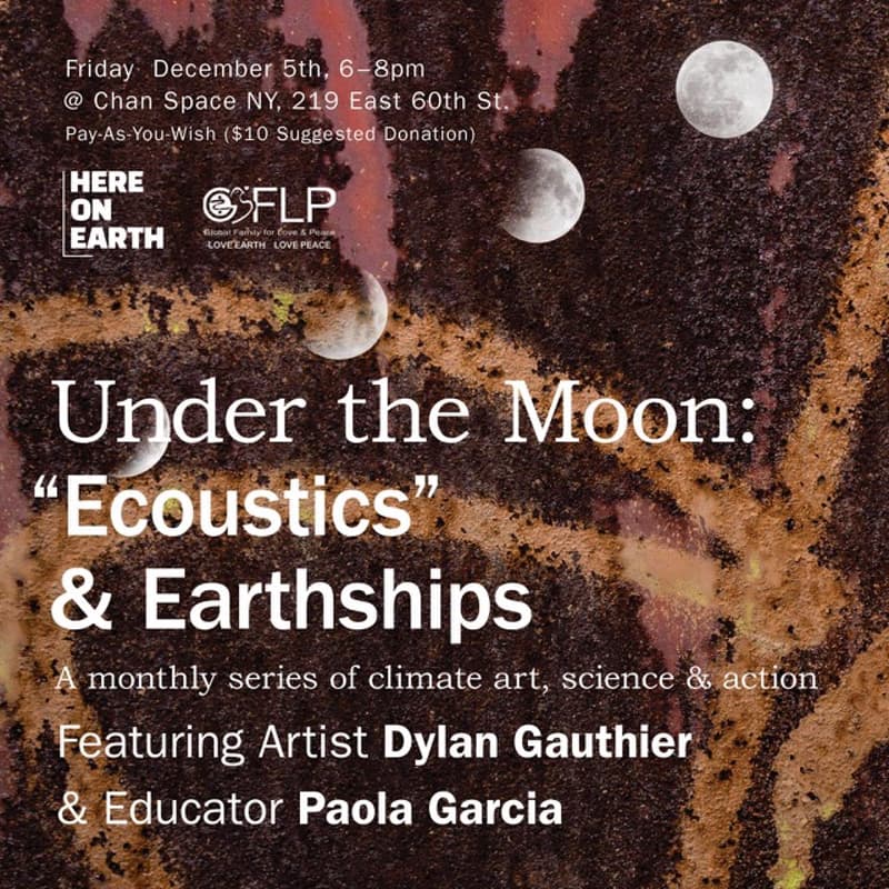 Cover Image for UNDER THE MOON: Ecoustics & Earthships