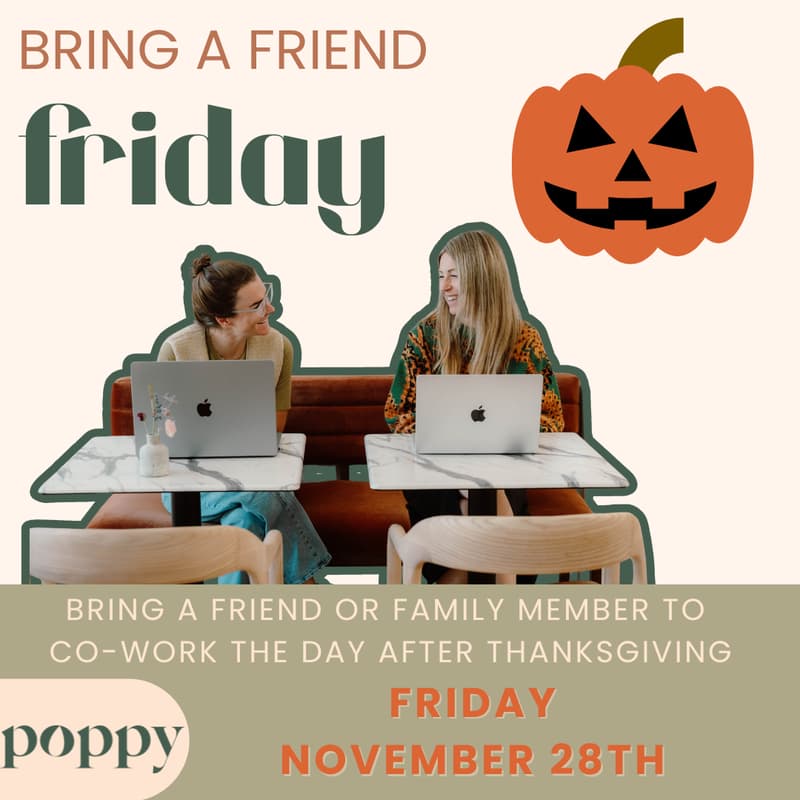 Cover Image for Bring a Friend Friday at Poppy | Halloween