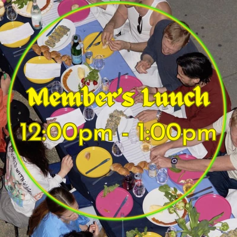 Cover Image for Member's Lunch