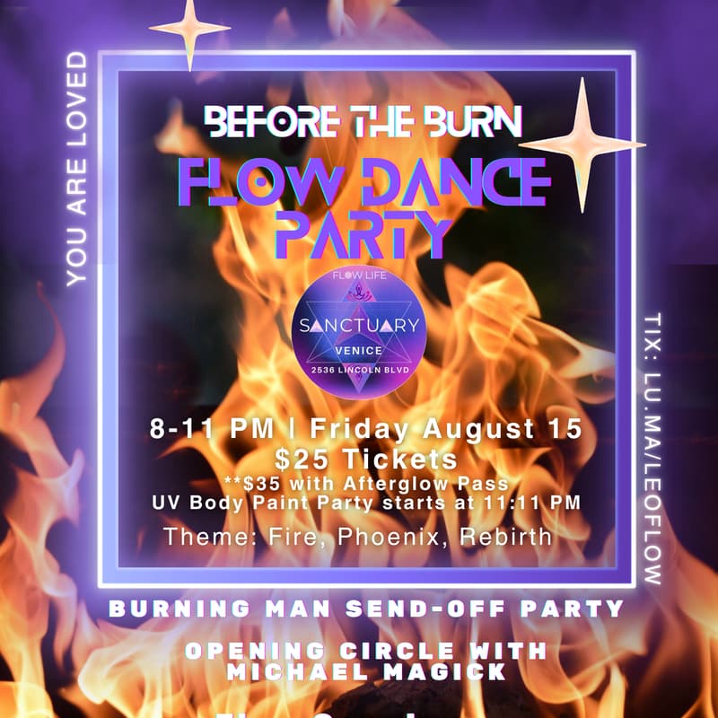 Cover Image for Flow Dance Party: Before the Burn