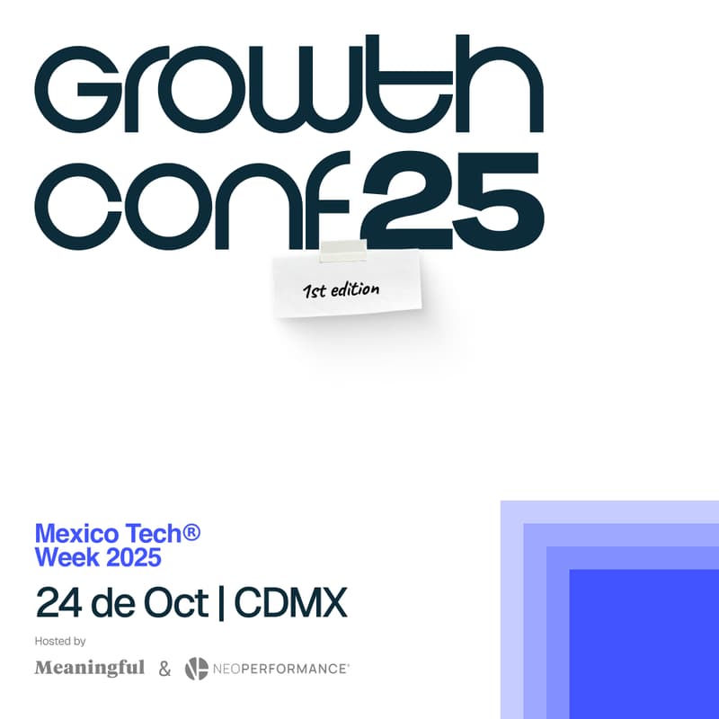 Cover Image for GrowthConf by Meaningful & NeoPerformance @ Meta // AEO, SEO, Lead Ingestion, SEM, Webflow, Framer