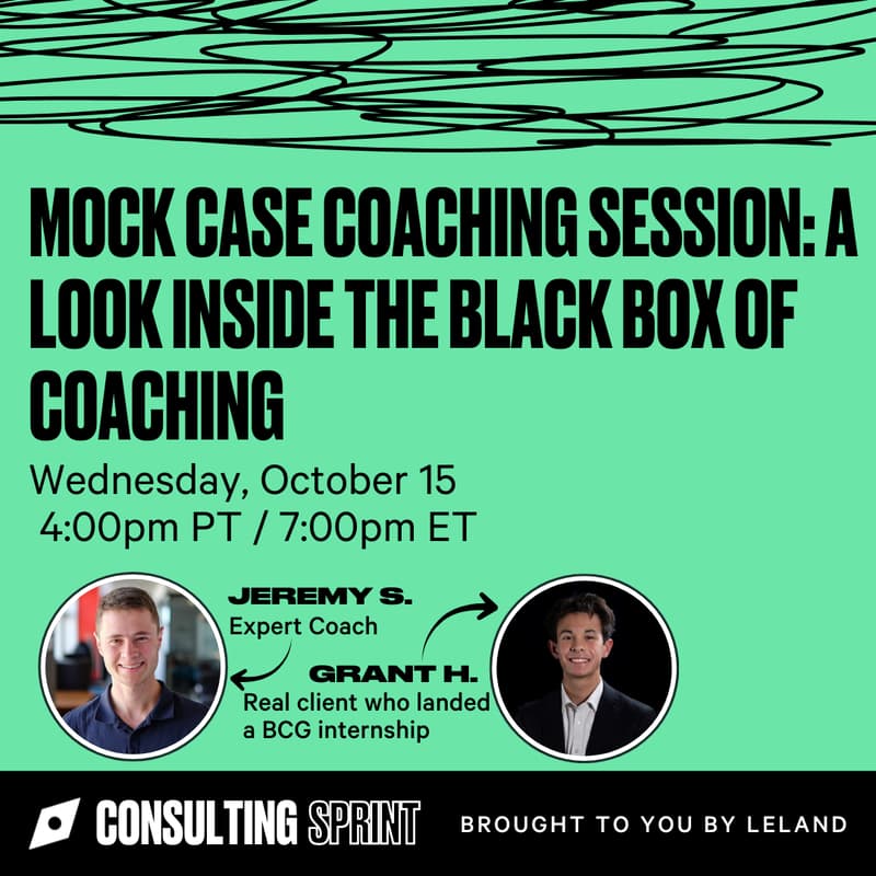 Cover Image for Mock Case Coaching Session: A Look Inside the Black Box of Coaching