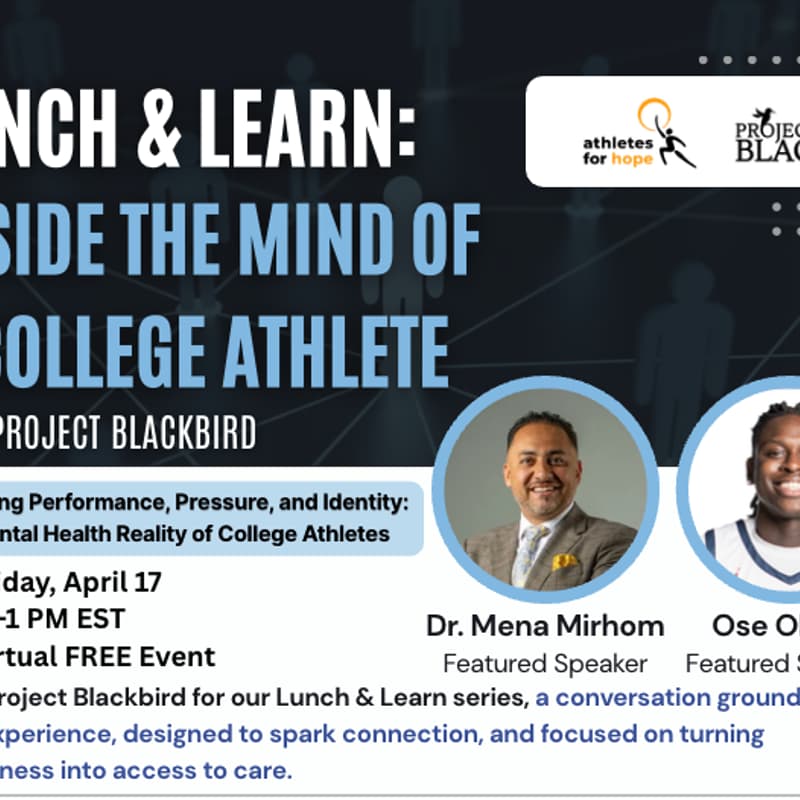 Cover Image for Project Blackbird Lunch & Learn: Inside the Mind of a College Athlete
