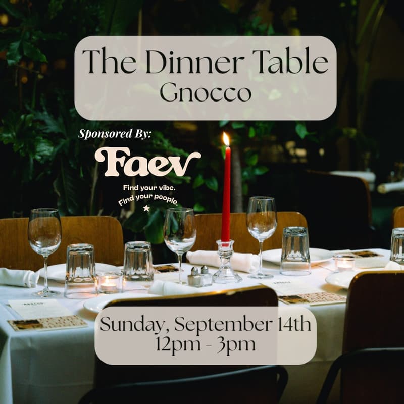 Cover Image for The Dinner Table x Faev: "New to New York" Brunch at Gnocco (East Village)