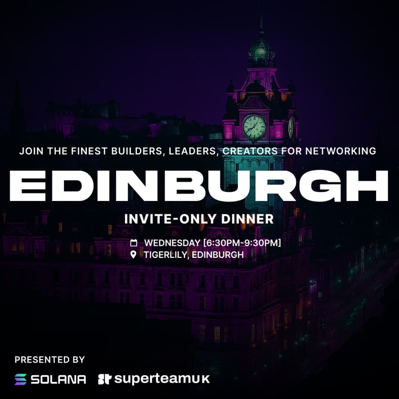 Cover Image for Edinburgh Frontier Tech Ecosystem Dinner