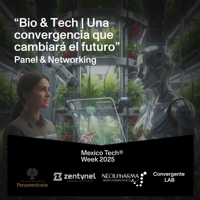 Cover Image for Bio & Tech: Una convergencia que cambiará el futuro | Panel & Networking