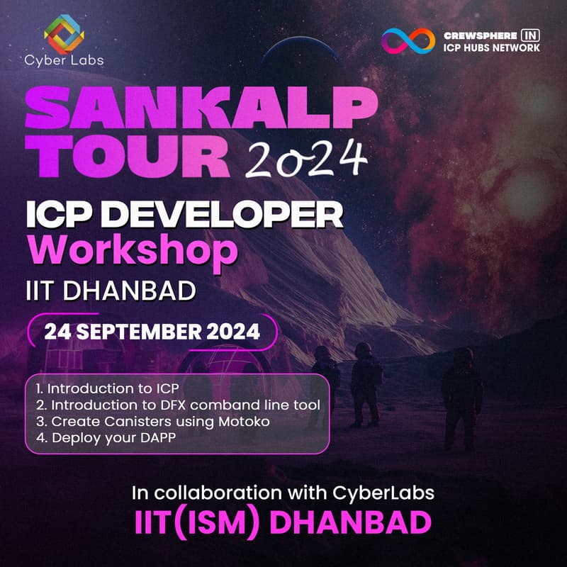 Cover Image for ICP Developer Workshop IIT Dhanbad
