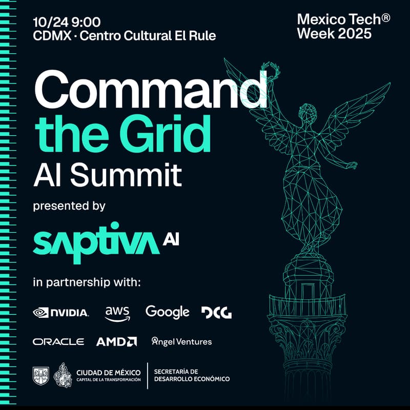Cover Image for Command The Grid AI Summit - Presentado por Saptiva AI