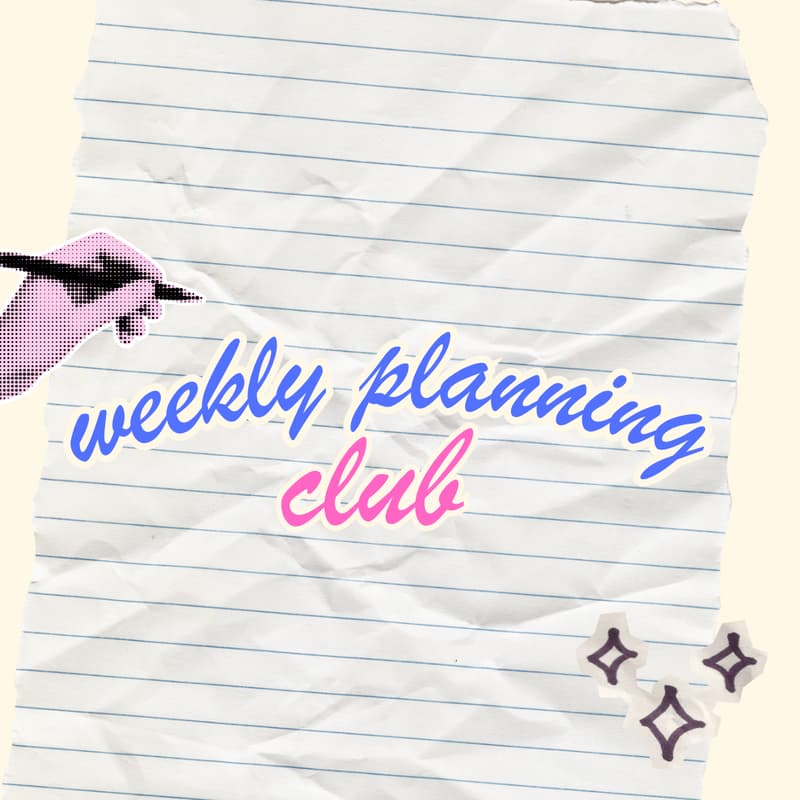 Cover Image for Weekly Planning Club