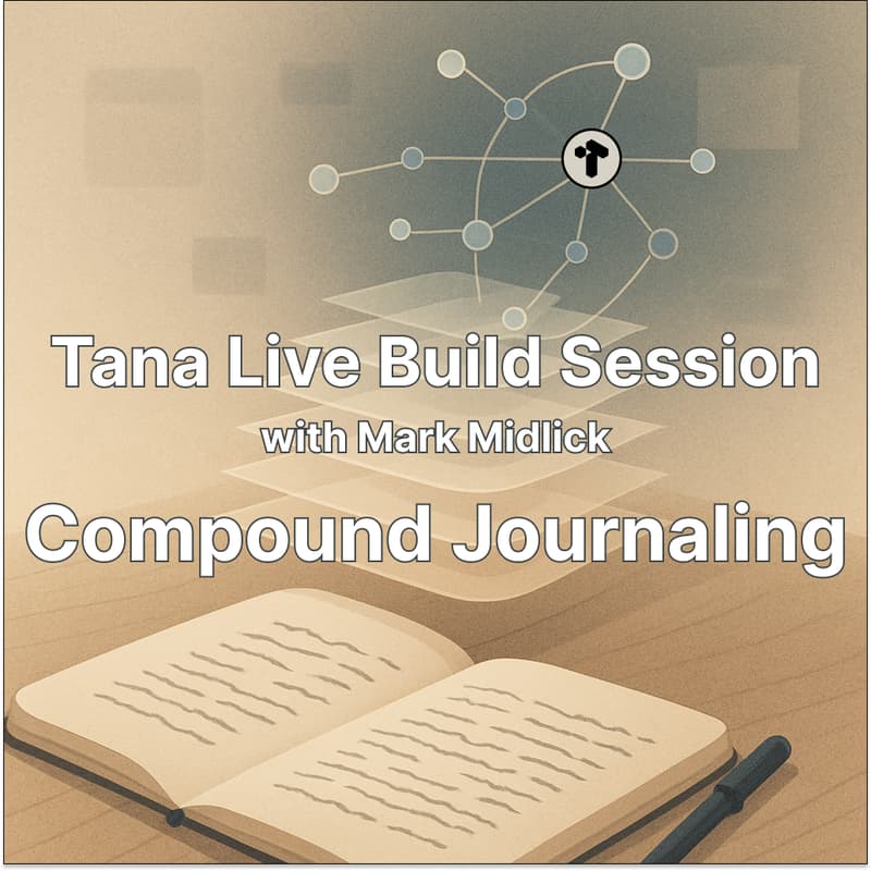 Cover Image for Tana Live Build Session: Compound Journaling