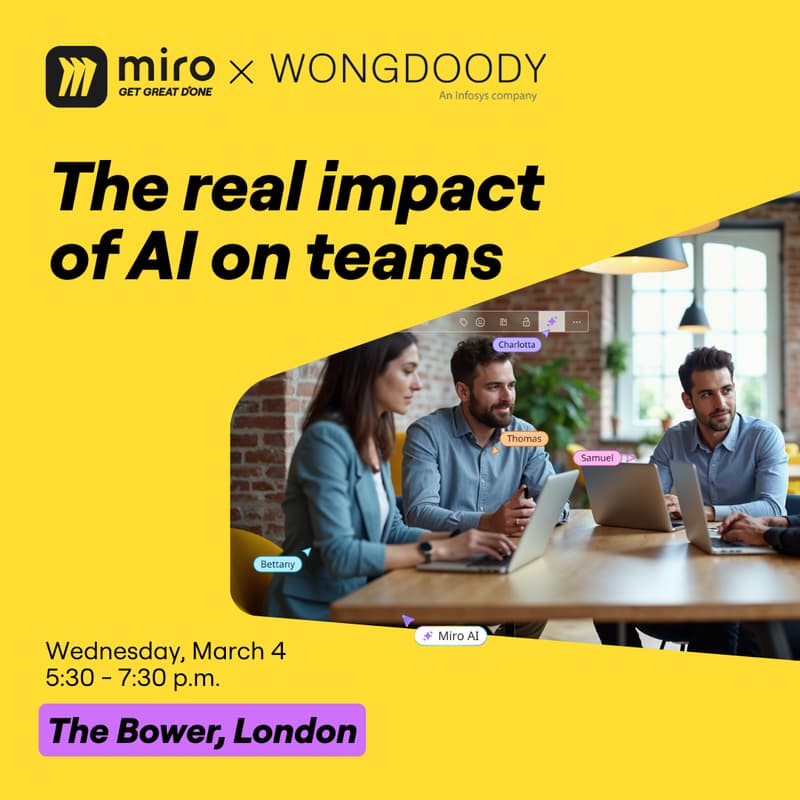Cover Image for Miro Community Event: The real impact of AI on teams