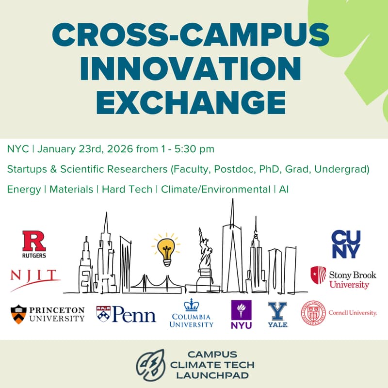 Cover Image for Cross-Campus Innovation Exchange | Climate & Energy