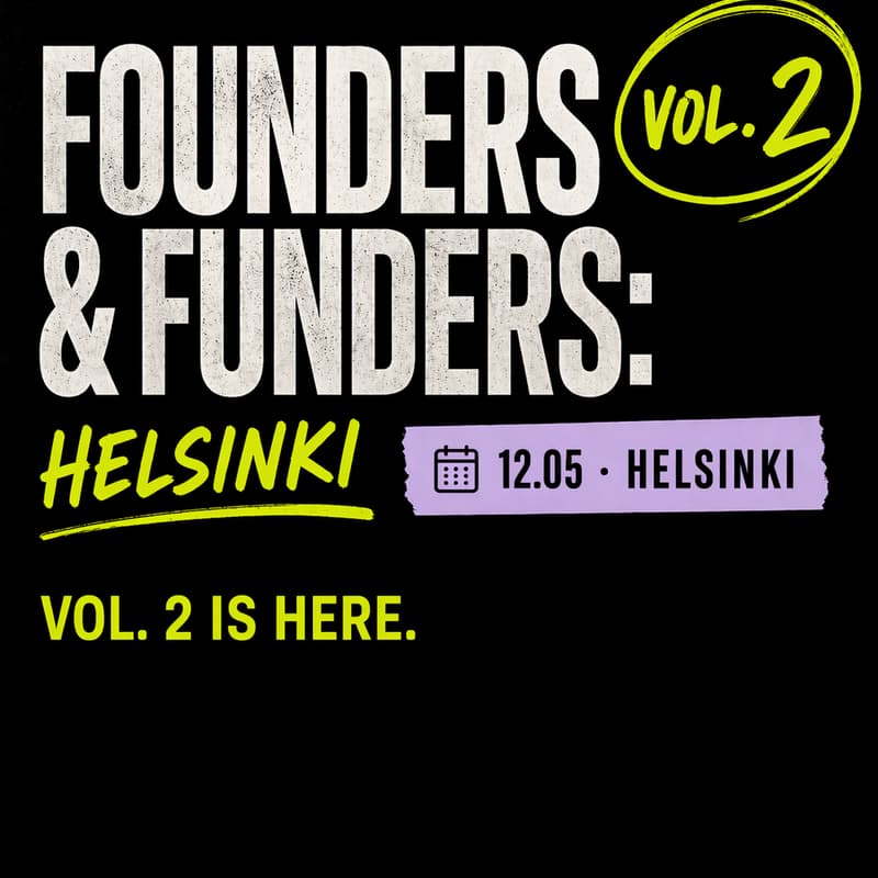 Cover Image for Founders & Funders: Helsinki Vol 2.