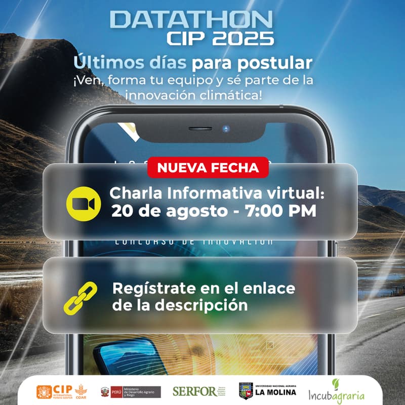 Cover Image for 2da Charla Informativa Datathon CIP 2025
