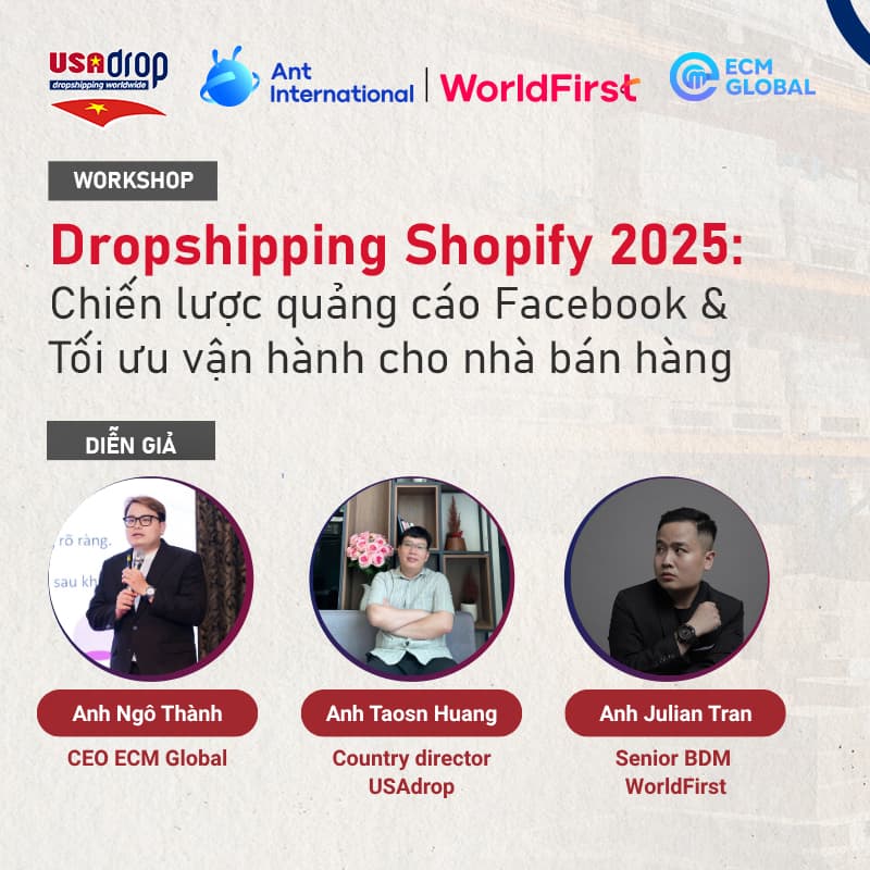 Cover Image for Dropshipping Shopify 2025: Chiến lược quảng cáo Facebook & Tối ưu vận hành cho nhà bán hàng