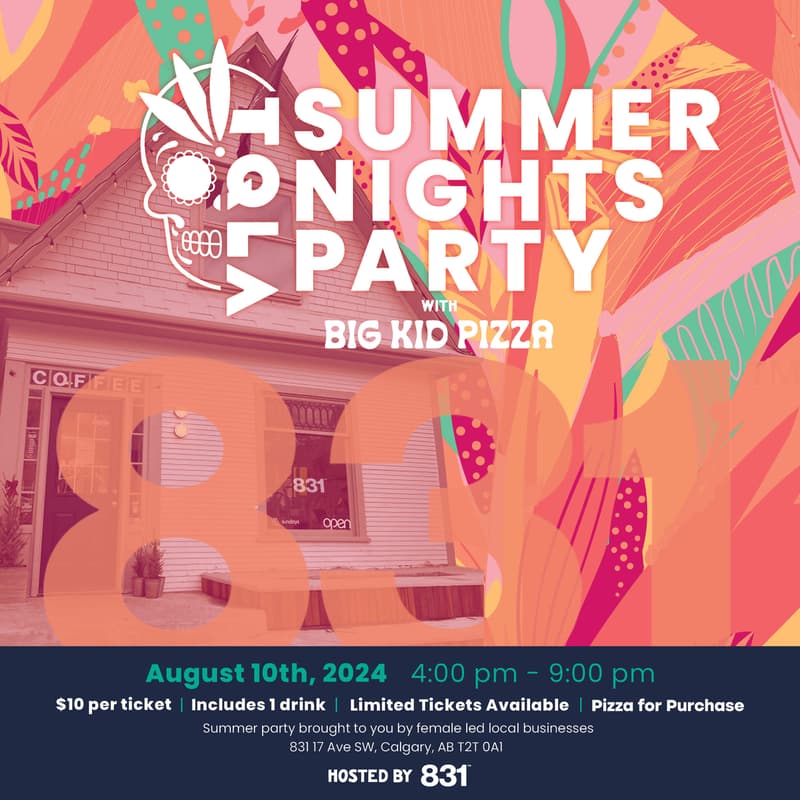 Cover Image for Summer Nights at 831: TQLA Vida and Big Kid Pizza