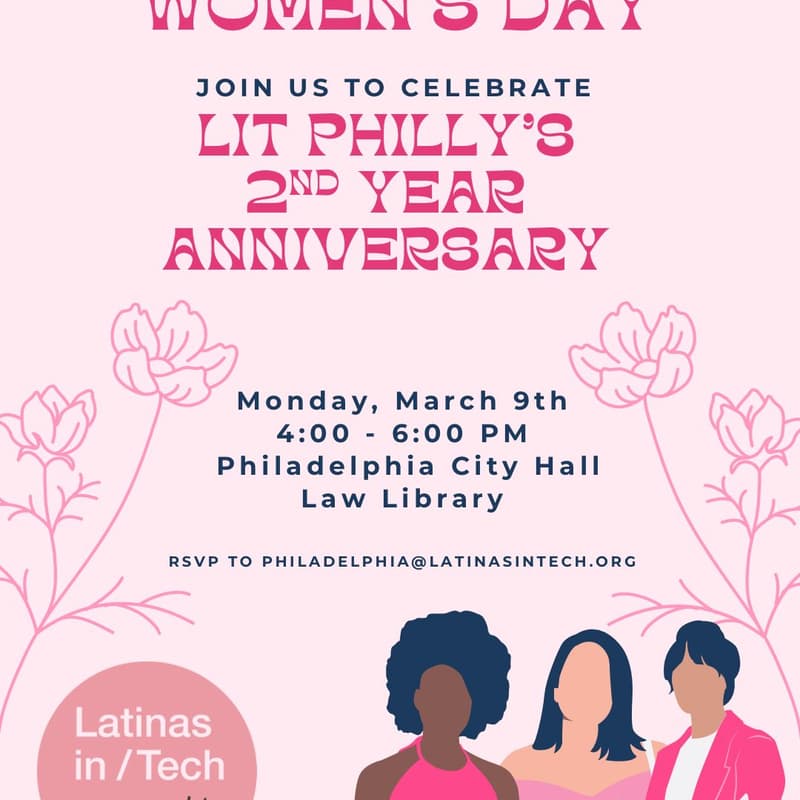 Cover Image for Celebrating women & Philly LiT 2nd Birthday
