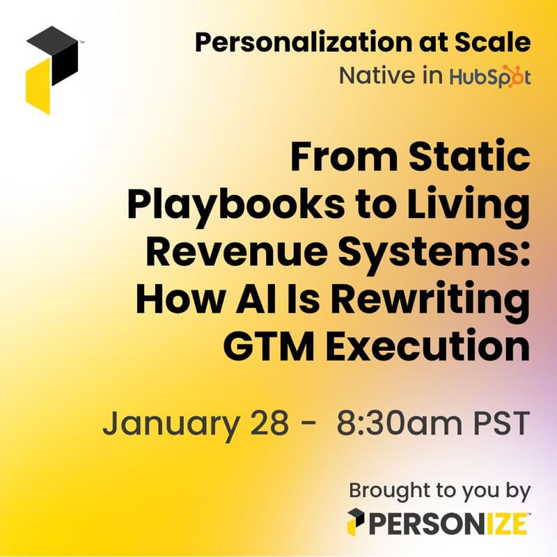 Cover Image for From Static Playbooks to Living Revenue Systems: How AI Is Rewriting GTM Execution