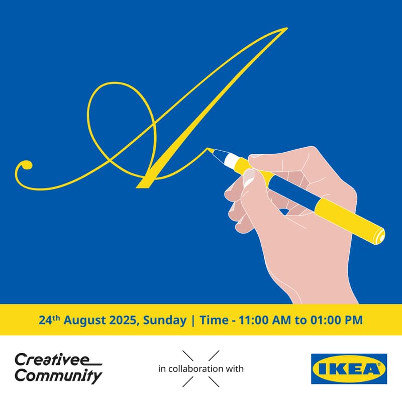 Cover Image for Typo Art Workshop @ IKEA by Creativee Community🎨✨