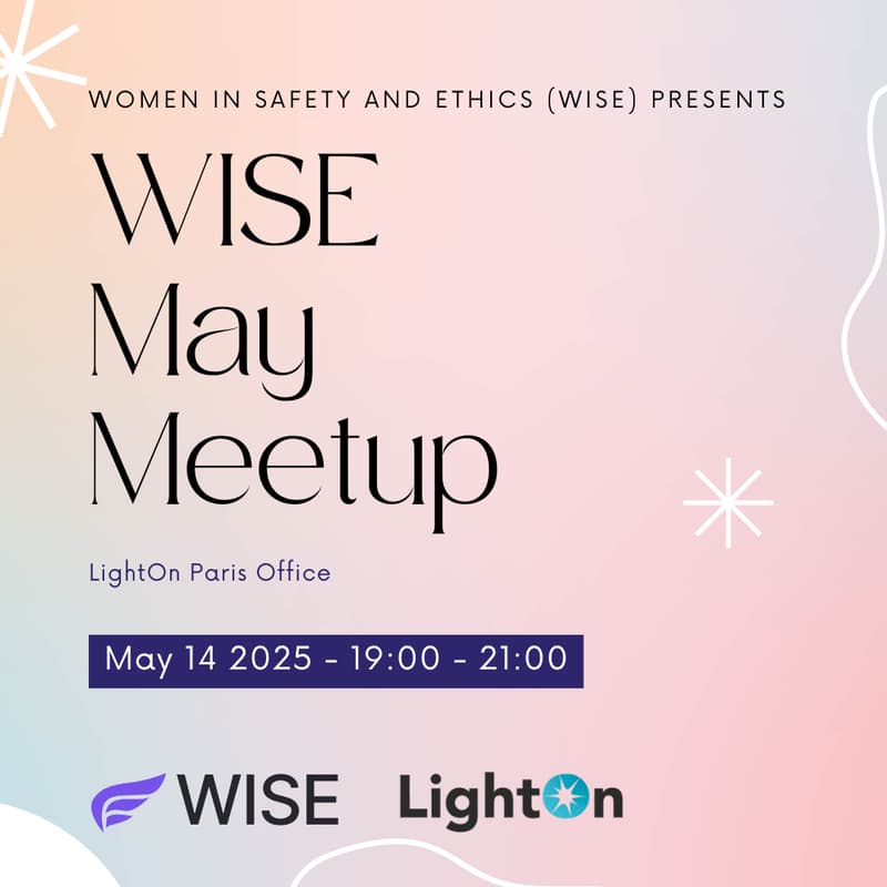 Cover Image for Women in Safety and Ethics (WISE) May Meetup