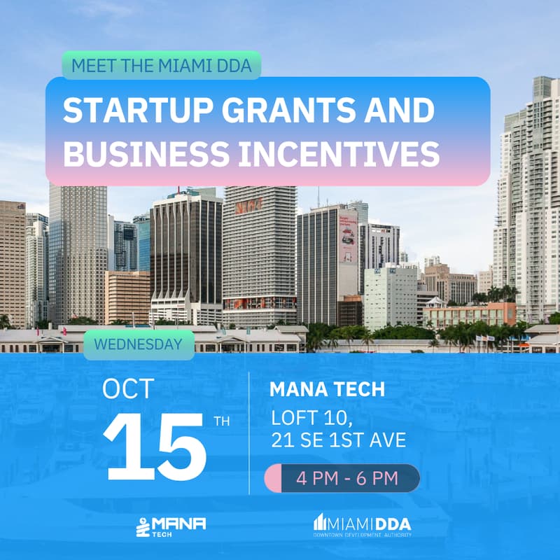 Cover Image for Meet the Miami DDA: Startup Grants and Business Incentives