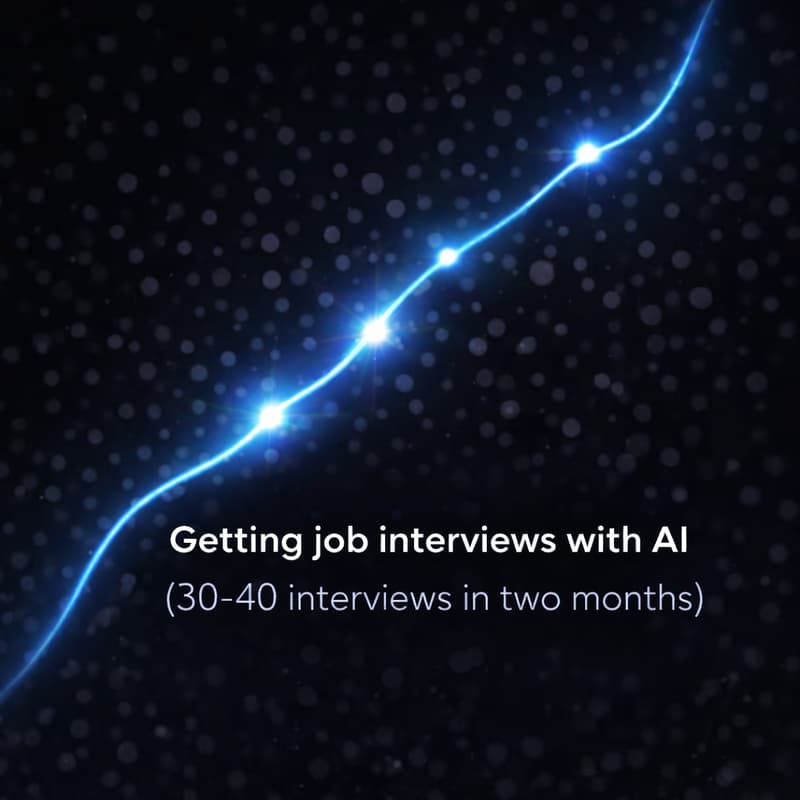 Cover Image for Getting job interview with AI (Getting 40 interviews in two months)
