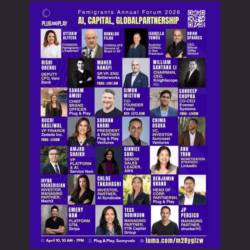 Cover Image for FEMIGRANTS ANNUAL FORUM 2026: AI, CAPITAL, & GLOBAL PARTNERSHIP