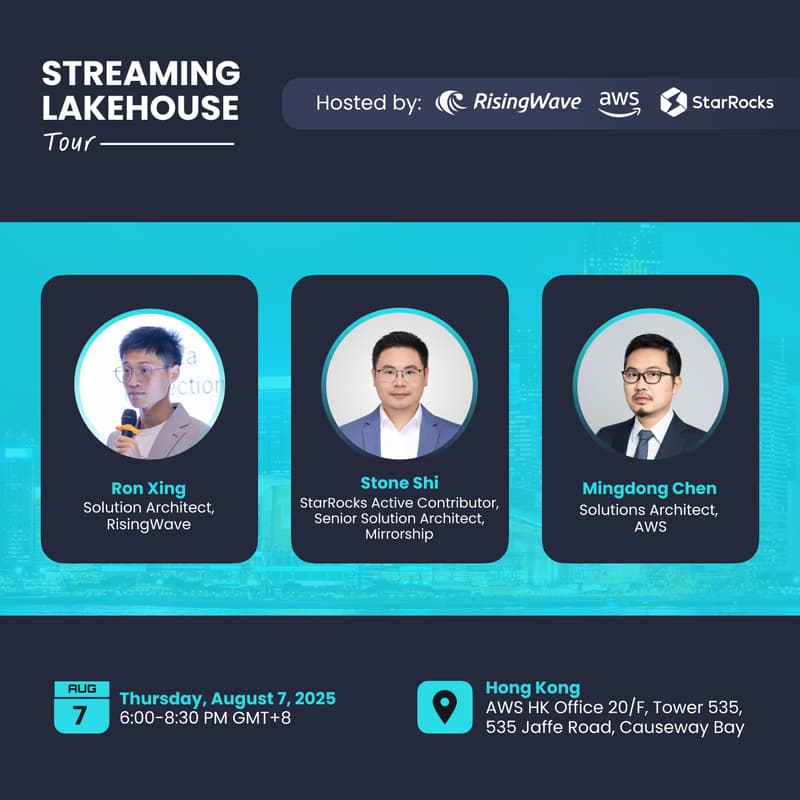 Cover Image for Streaming Lakehouse Tour - Hong Kong