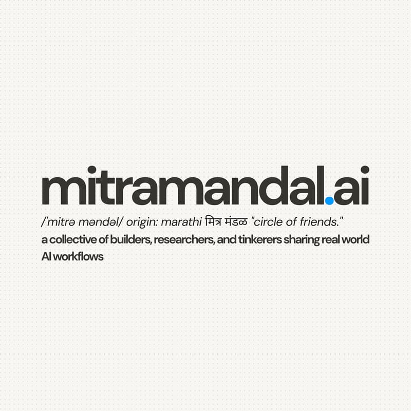 Cover Image for mitramandal.ai ep2