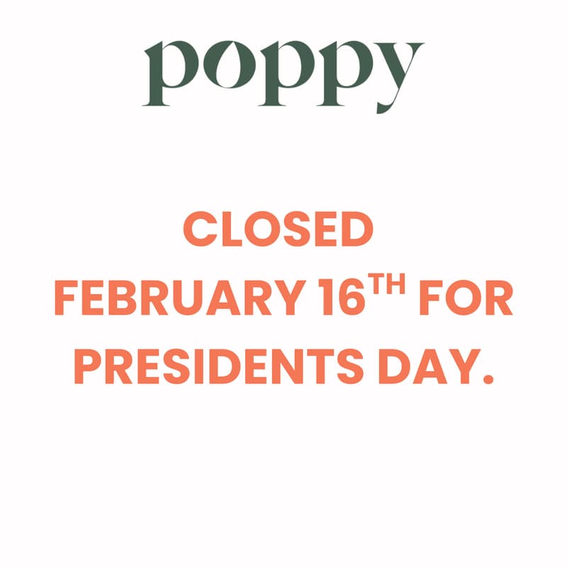 Cover Image for CLOSED [For Presidents Day]