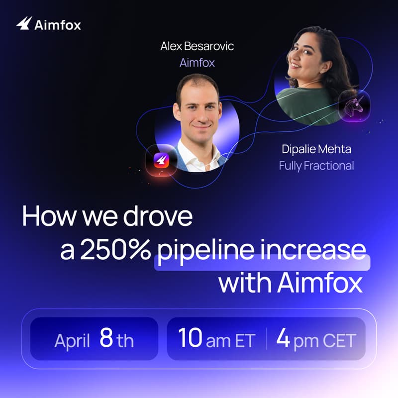 Cover Image for The Double-Filter Framework to drive a 250% Pipeline increase with Aimfox