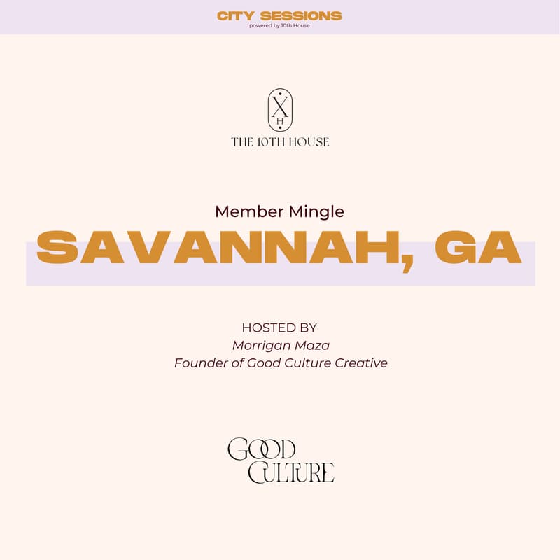 Cover Image for {SAVANNAH, GA} Member Mingle