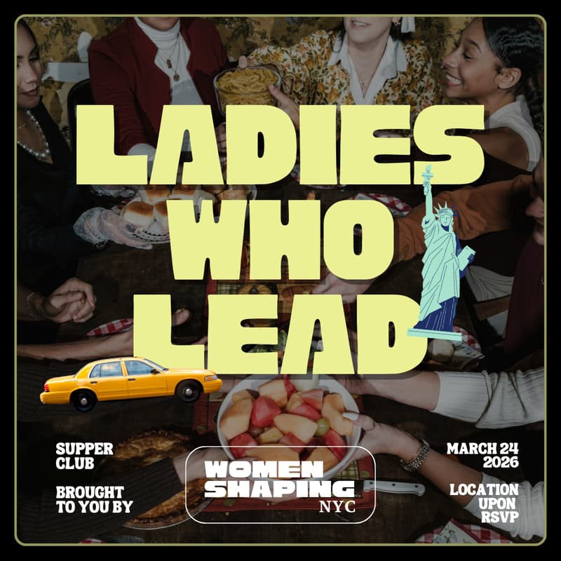 Cover Image for WSNYC Supper Club: Ladies who Lead