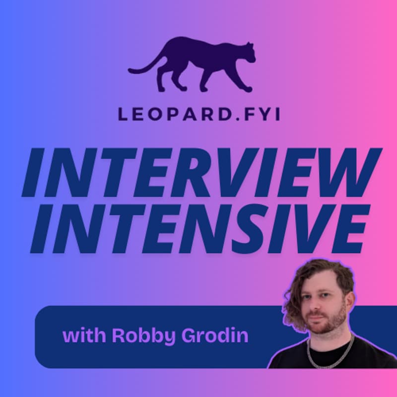 Cover Image for Half-Day Interview Intensive with Coach Robby