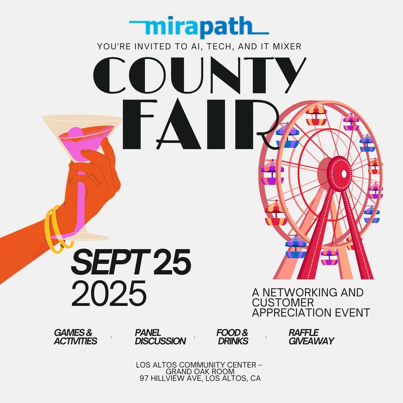 Cover Image for Mirapath's AI, Tech, and IT County Fair Networking Mixer