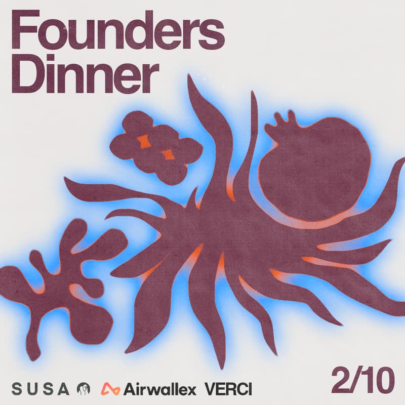 Cover Image for Founders Dinner with Susa, Airwallex, and Verci