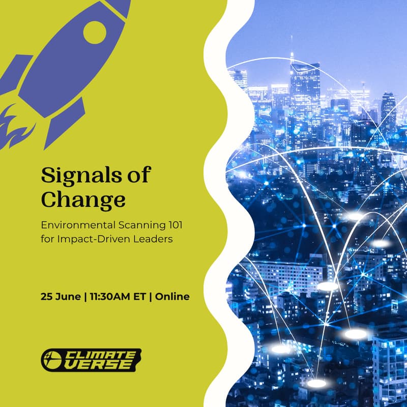 Cover Image for Signals of Change: Environmental Scanning 101 for Social Change