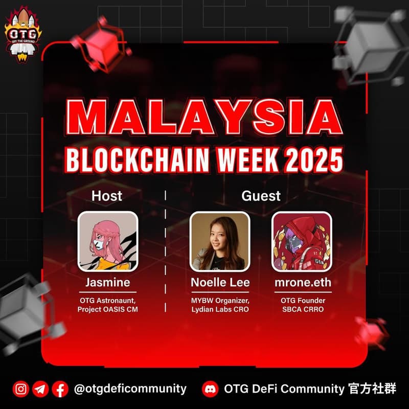 Cover Image for OTG AMA: Malaysia Blockchain Week 马来西亚区块链周 2025