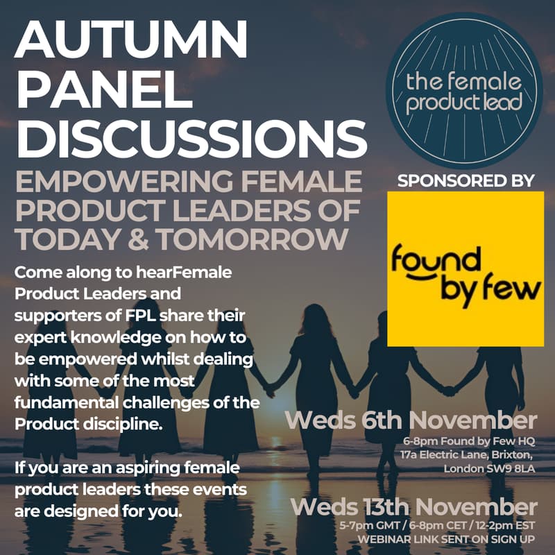 Cover Image for Female Product Lead: Autumn Panel Event - In Person