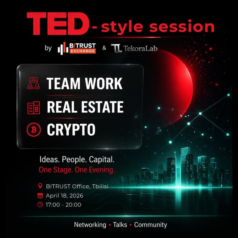 Cover Image for TED-Style Session by BITRUST & TekoraLab