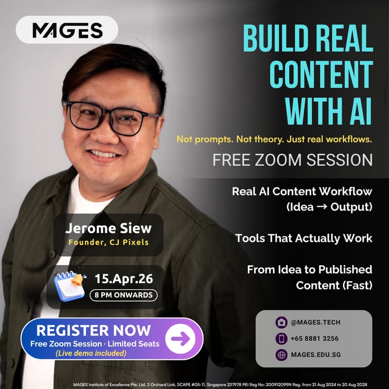 Cover Image for BUILD REAL CONTENT WITH AI (FREE ZOOM SESSION)