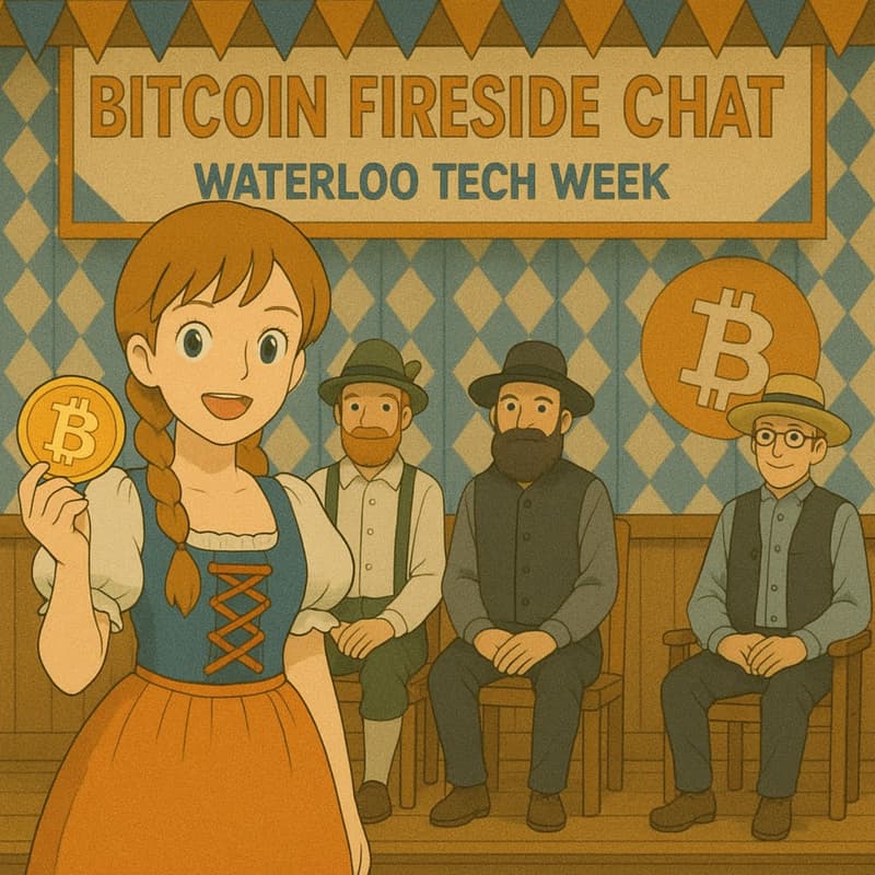 Cover Image for Bitcoin Fireside Chat @ Waterloo Tech Week